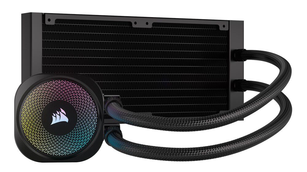 Corsair iCUE LINK Titan 240 RX RGB Complete Water Cooling System - 240 mm, Black