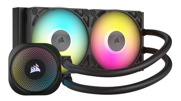 Corsair iCUE LINK Titan 240 RX RGB Complete Water Cooling System – 240 mm, Black