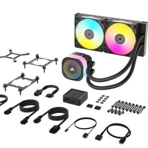Corsair iCUE LINK Titan 240 RX RGB Complete Water Cooling System - 240 mm, Black