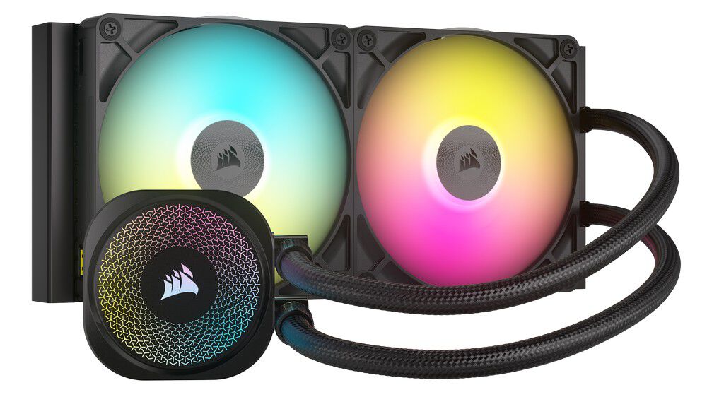 Corsair iCUE LINK Titan 280 RX RGB Complete Water Cooling System - 280 mm, Black : image 1
