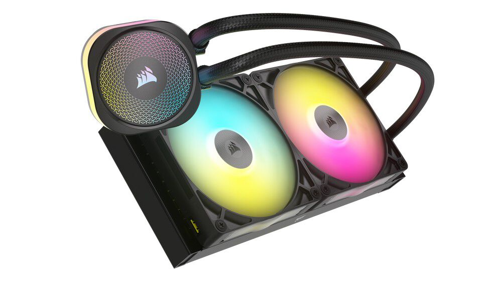 Corsair iCUE LINK Titan 280 RX RGB Complete Water Cooling System - 280 mm, Black : image 2