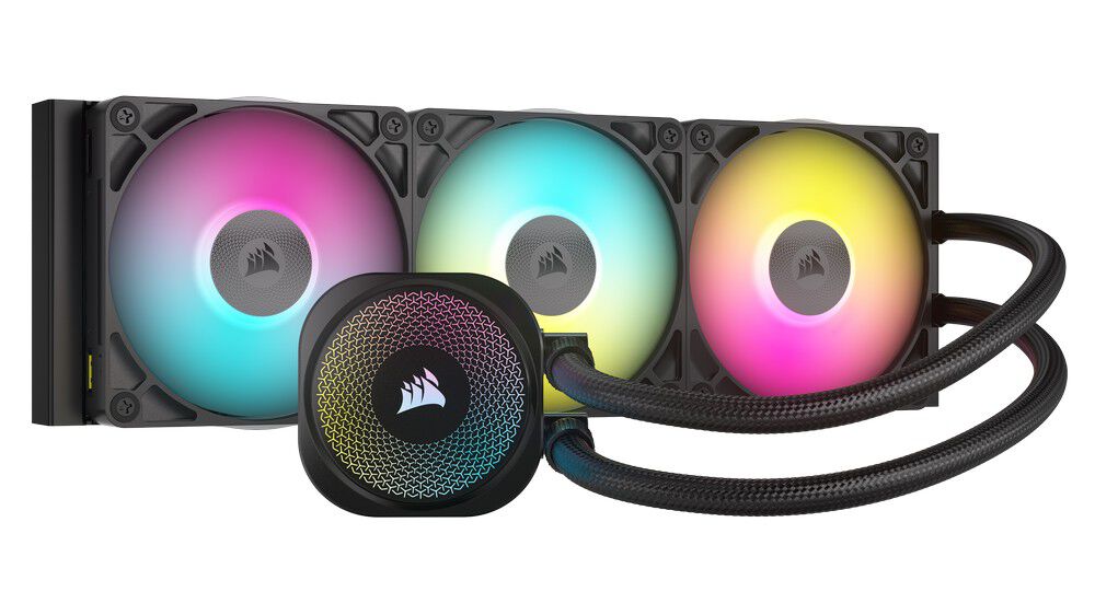 Corsair iCUE LINK Titan 360 RX RGB Complete Water Cooling - 360 mm, black