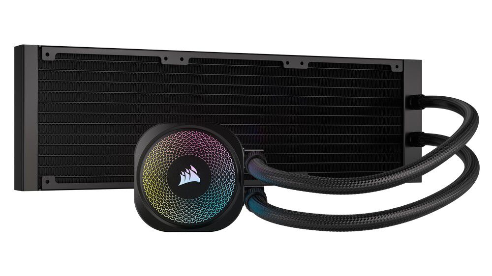 Corsair iCUE LINK Titan 360 RX RGB Complete Water Cooling - 360 mm, black