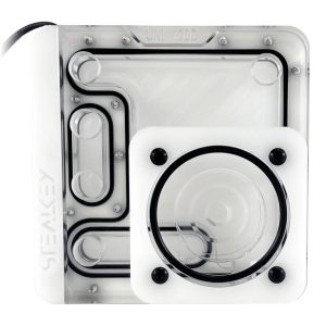 Stealkey Customs SK-UNI 120D Distroplate - D5 PWM D-RGB - White Edition