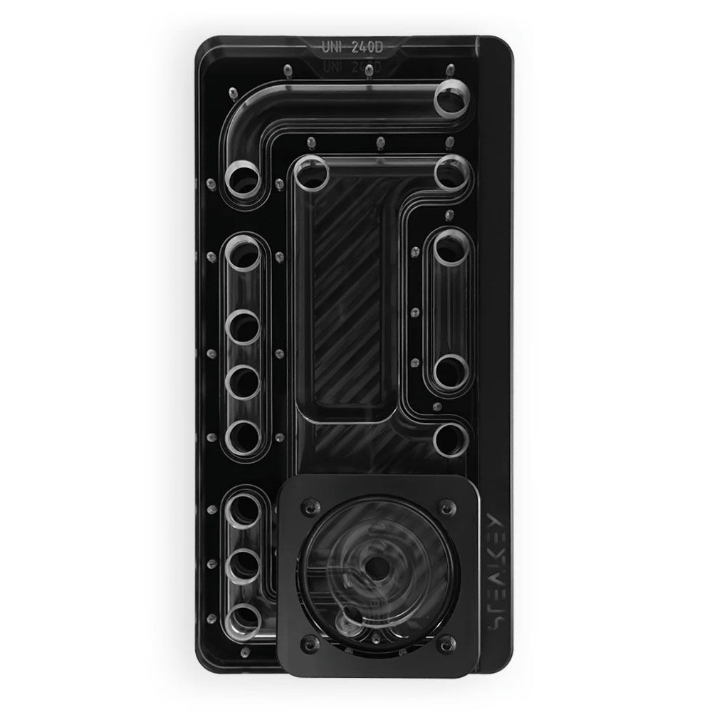 Stealkey Customs SK-UNI 240D Distroplate D-RGB - Black Edition - B-Grade