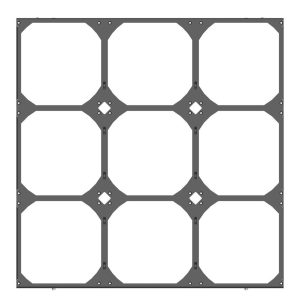 Watercool MO-RA IV 400 Fan Frame - 140mm, Black