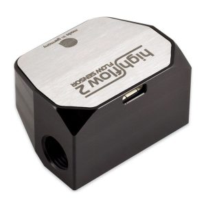 Aqua Computer flow sensor high flow 2, 2x G1/4 - silver/black : image 2
