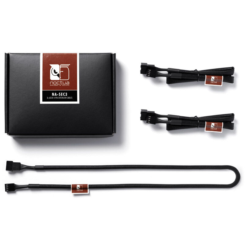 Noctua NA-SEC3 extension cable set for 4-pin PWM fans - 60 cm