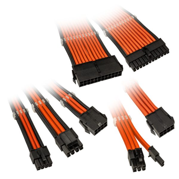 Kolink Core Adept Braided Cable Extension Kit – Orange