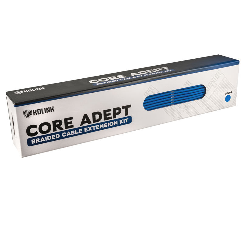 Kolink Core Adept Braided Cable Extension Kit - Blue : image 4