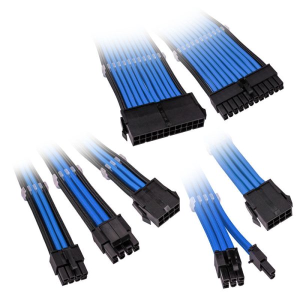Kolink Core Adept Braided Cable Extension Kit – Blue