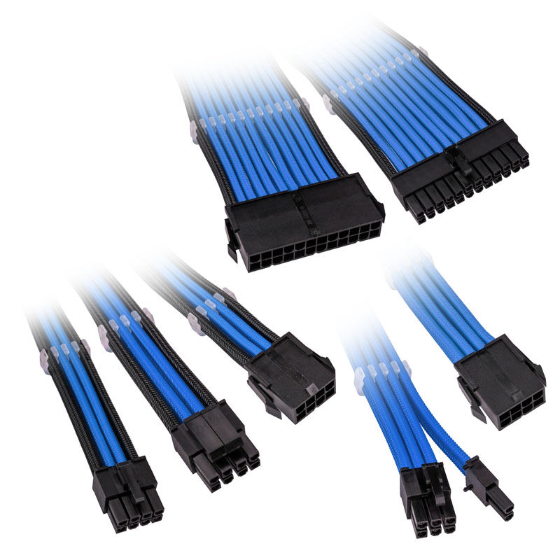 Kolink Core Adept Braided Cable Extension Kit - Blue : image 1