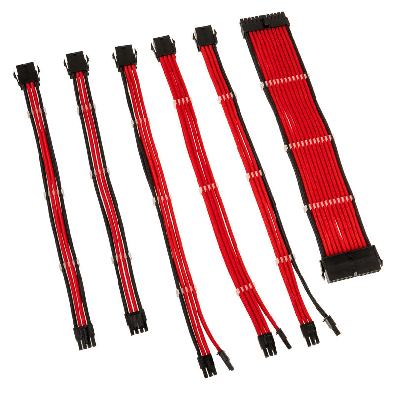 Kolink Core Adept Braided Cable Extension Kit - Red : image 2