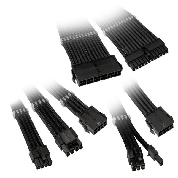 Kolink Core Adept Braided Cable Extension Kit – Black