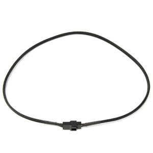 Watercool 4-pin PWM extension, black - 30cm