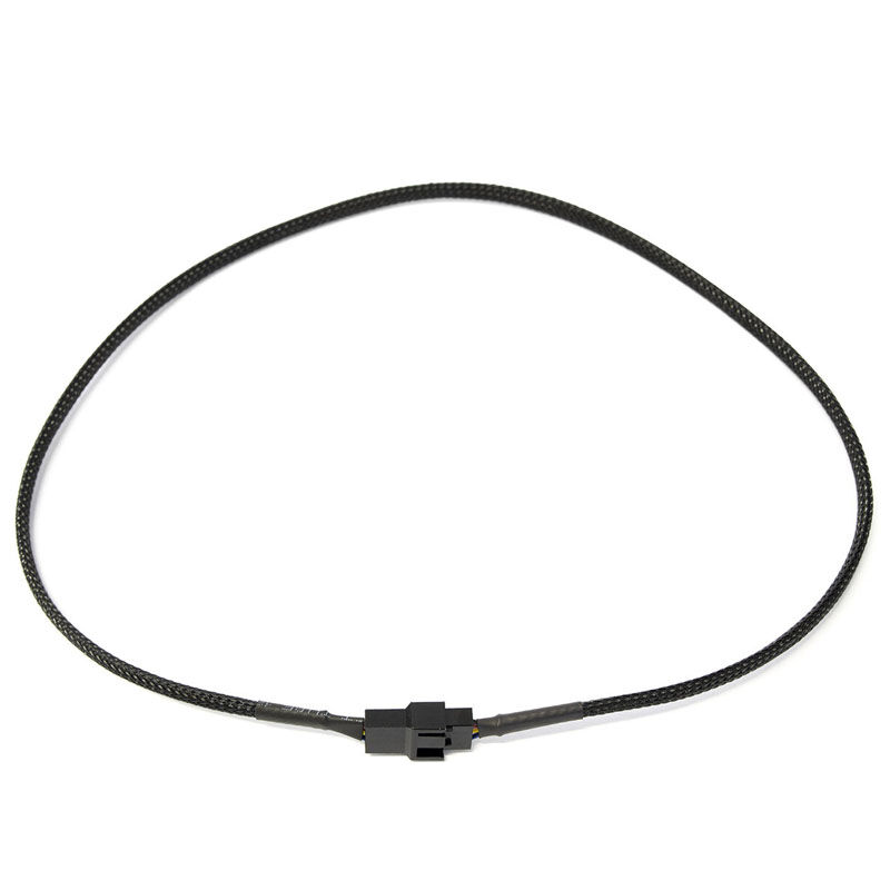 Watercool 4-pin PWM extension, black - 30cm