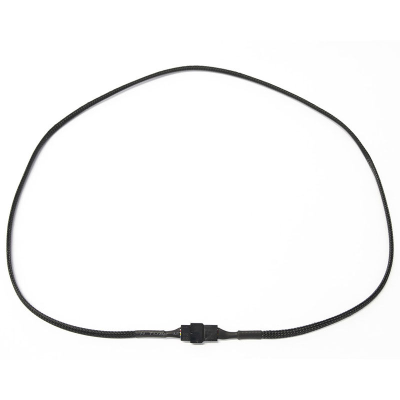 Watercool 4-pin PWM extension, black - 60cm