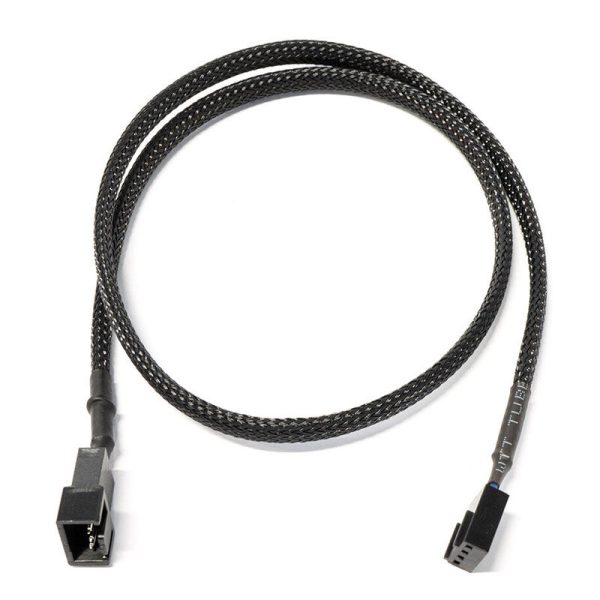 Watercool 4-pin PWM extension, black – 60cm