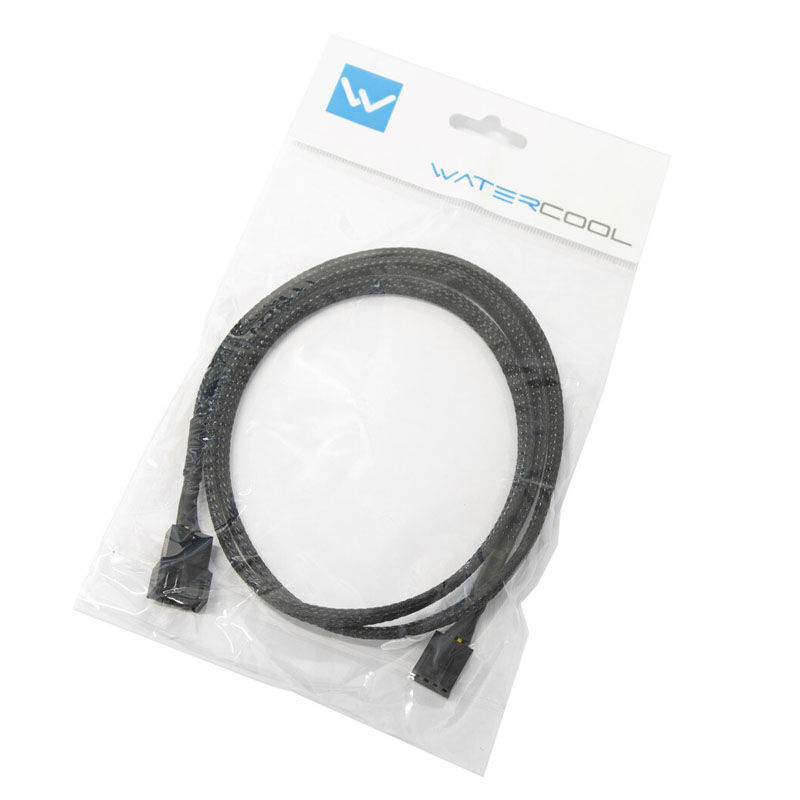 Watercool 4-pin PWM extension, black - 90cm : image 3