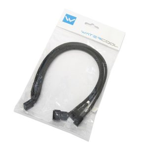 Water cool Y-splitter 4-fan PWM, black - 30cm : image 3