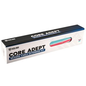 Kolink Core Adept Braided Cable Extension Kit - Brilliant White/Neon Blue/Pure Pink : image 4