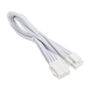 Silverstone EPS 8-pin to EPS/ATX 4+4-pin cable, 300mm - white : image 2