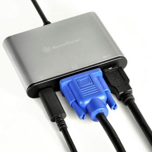 Silverstone SST-EP06C - USB 3.1 Type-C to VGA/USB Type-C/USB Type-A Adapter Hub : image 9