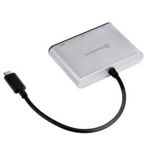 Silverstone SST-EP06C - USB 3.1 Type-C to VGA/USB Type-C/USB Type-A Adapter Hub : image 3