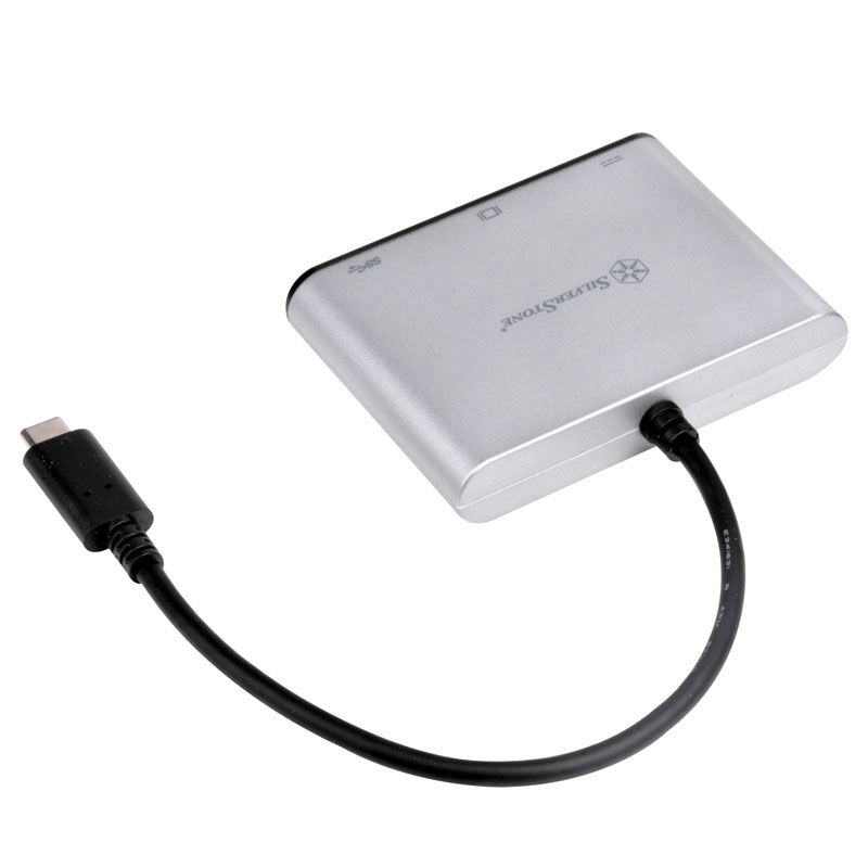 Silverstone SST-EP06C - USB 3.1 Type-C to VGA/USB Type-C/USB Type-A Adapter Hub : image 3
