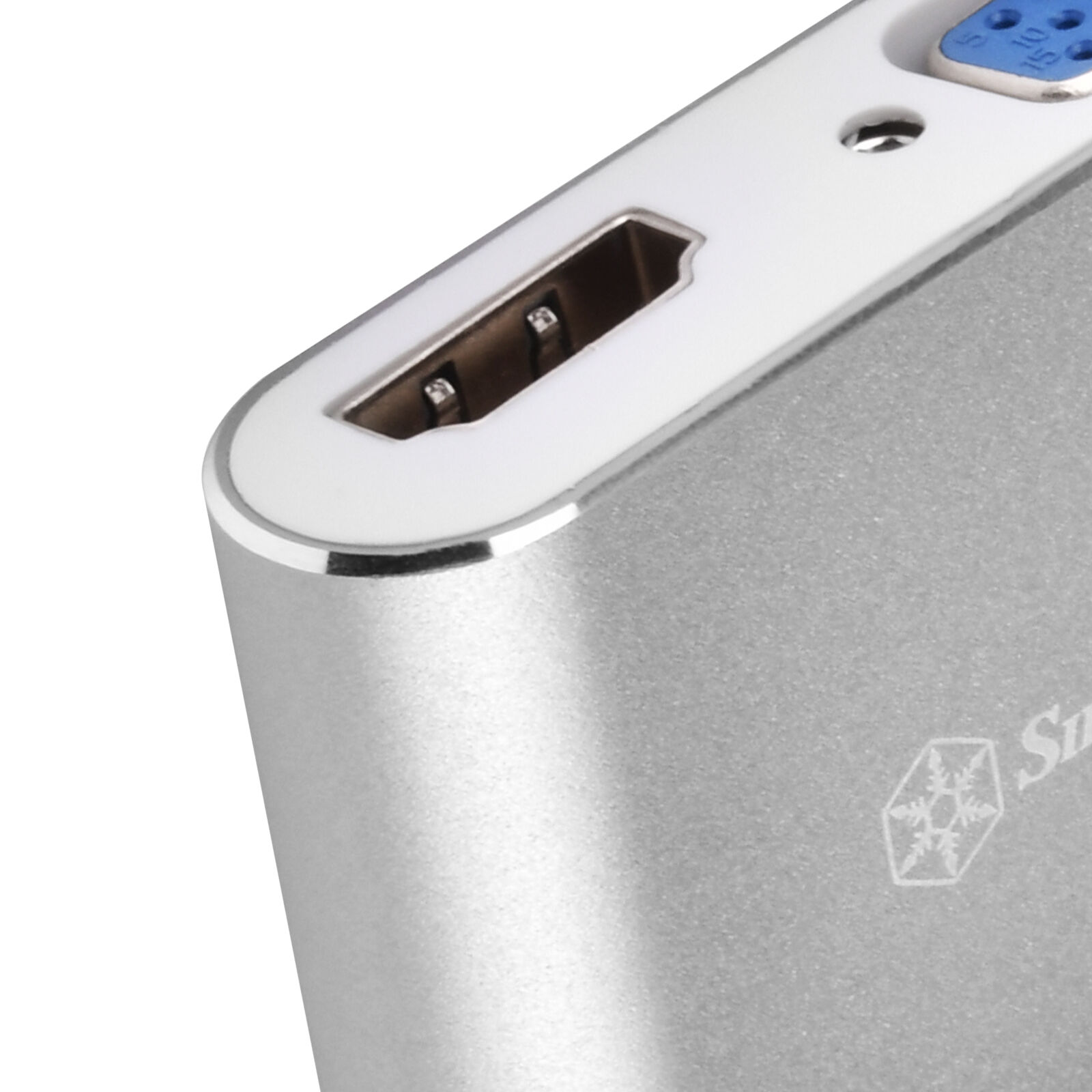 Silverstone SST-EP16C - USB Type-C to VGA and HDMI Adapter