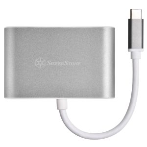 Silverstone SST-EP16C - USB Type-C to VGA and HDMI Adapter