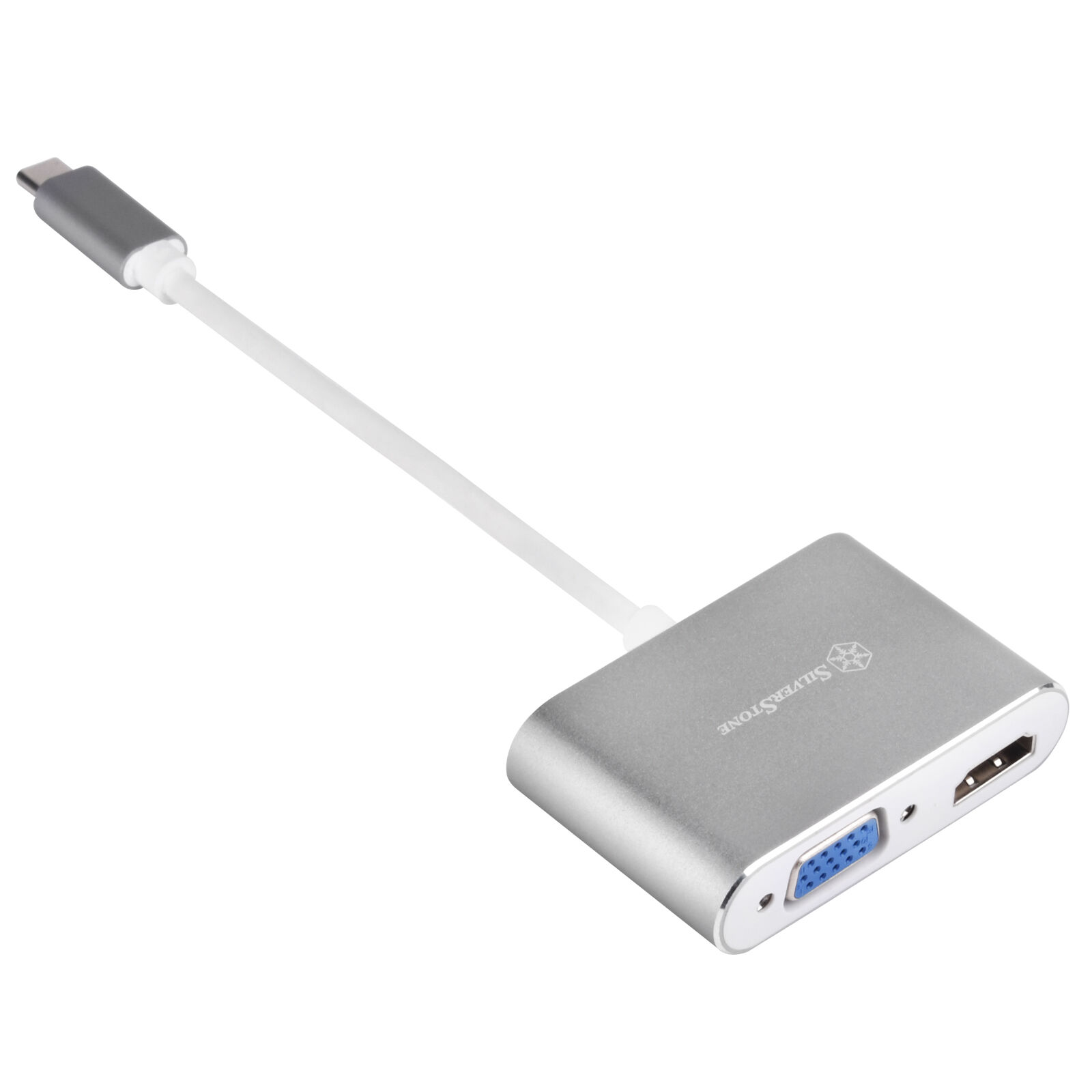 Silverstone SST-EP16C - USB Type-C to VGA and HDMI Adapter