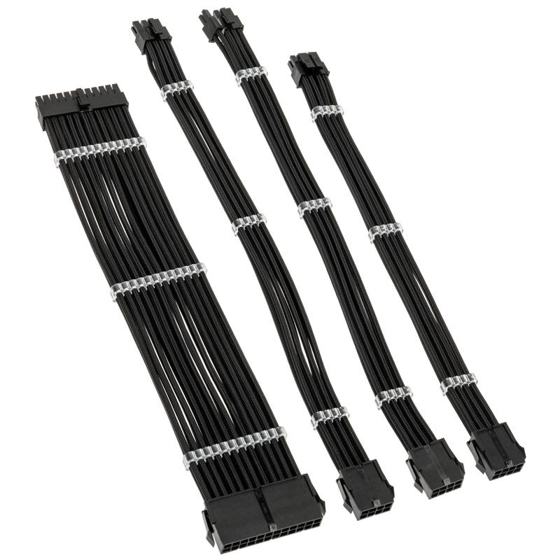 Kolink Core Standard Braided Cable Extension Kit - Jet Black : image 2
