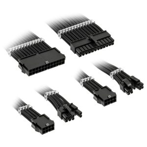 Kolink Core Standard Braided Cable Extension Kit - Jet Black : image 1