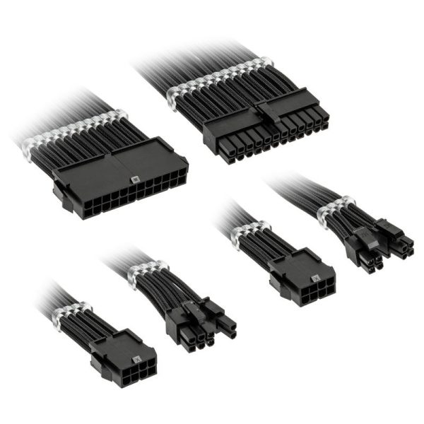 Kolink Core Standard Braided Cable Extension Kit – Jet Black