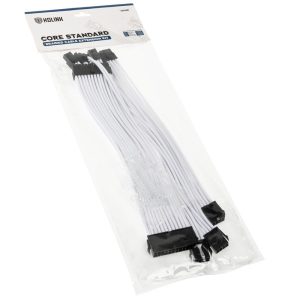 kolink Core Standard Braided Cable Extension Kit - Brilliant White