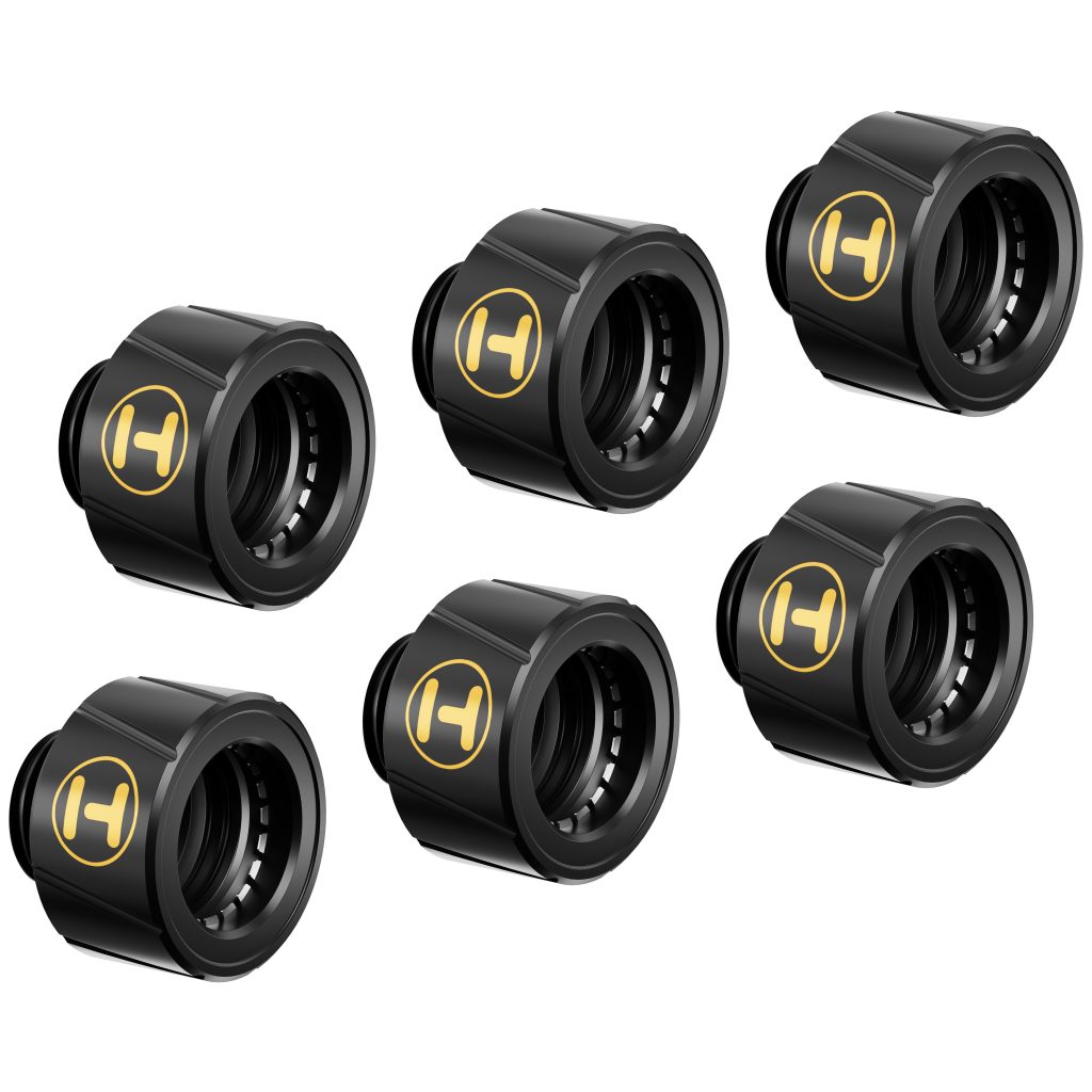 Hyte 14mm Hard Tube Push Connectors (6 Pack) : image 1