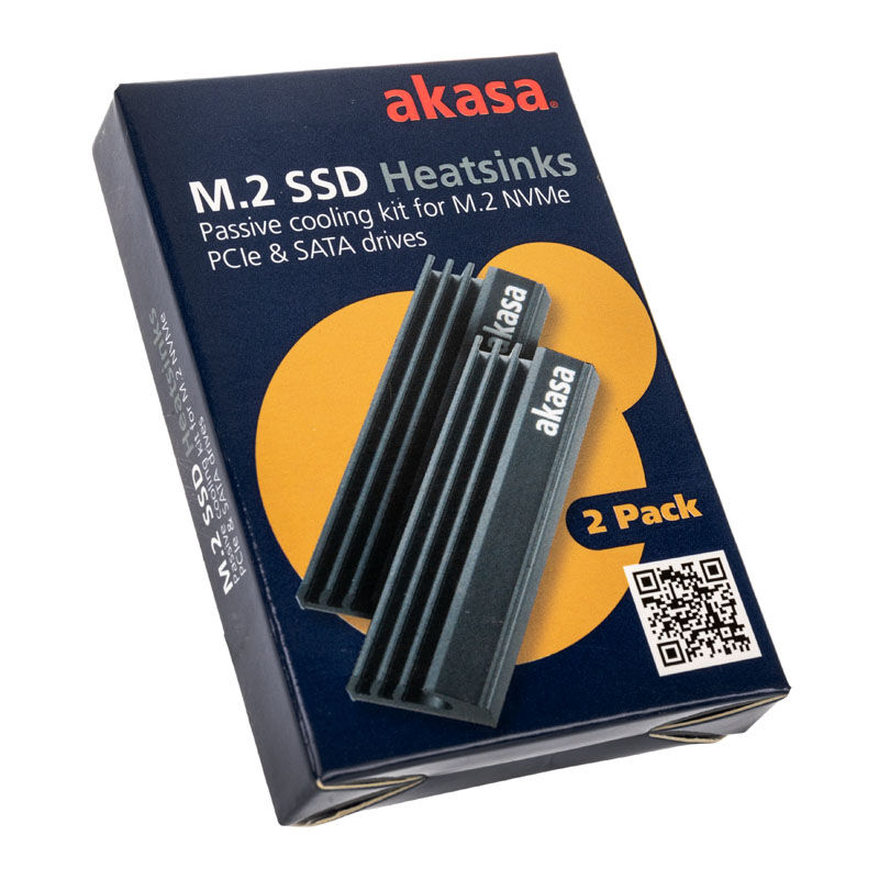Akasa M.2 SSD Heat Sink - Aluminum