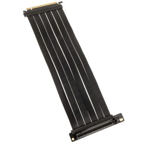 Kolink PCIe 5.0 Riser Cable, 90 Degrees, x16 - Black, 300mm : image 1