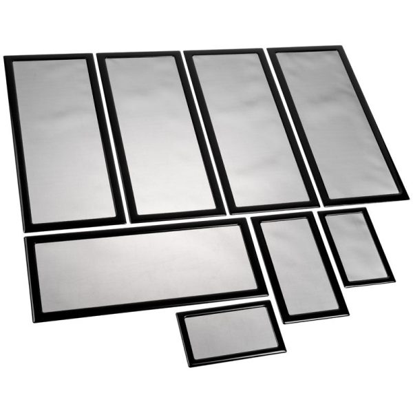 Demciflex dust filter set for Lian Li PC-O11 Air – black/black