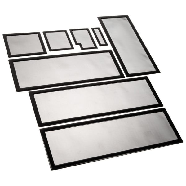 Demciflex dust filter set for Lian Li O11 Dynamic XL – black/black