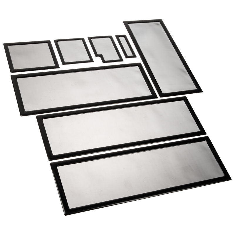 Demciflex dust filter set for Lian Li O11 Dynamic XL - black/black : image 1