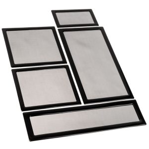 Demciflex dust filter set for Lian Li TU150 Mini ITX - black