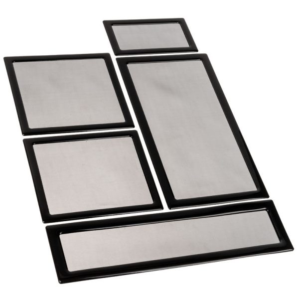 Demciflex dust filter set for Lian Li TU150 Mini ITX – black