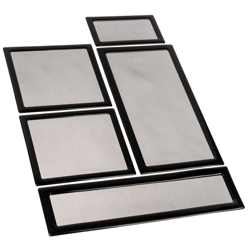 Demciflex dust filter set for Lian Li TU150 Mini ITX - black