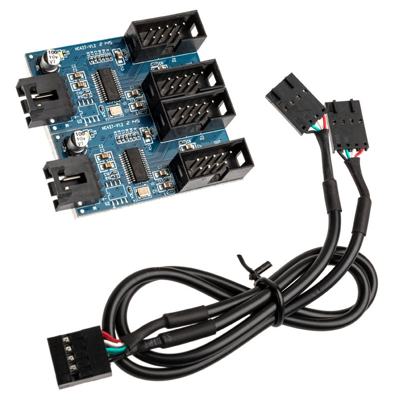 Akasa Internal USB 2.0 hub card, incl. 30cm USB cable : image 4