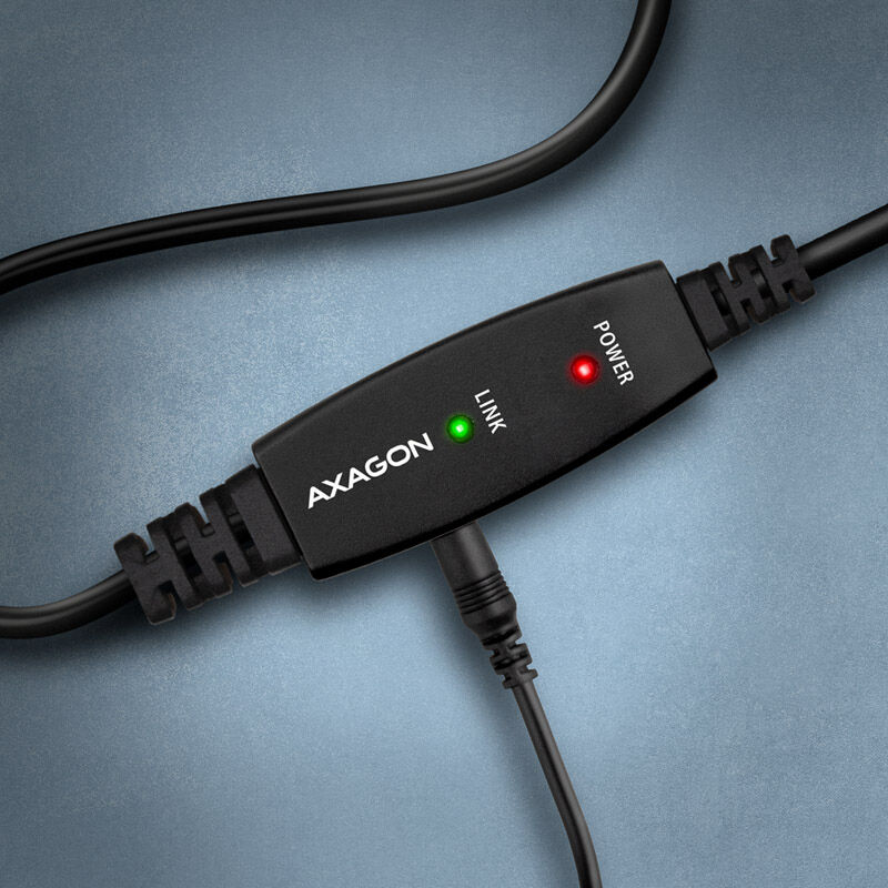 AXAGON ADR-210B active USB 2.0 connection cable, USB-A to USB-B - 10m : image 2