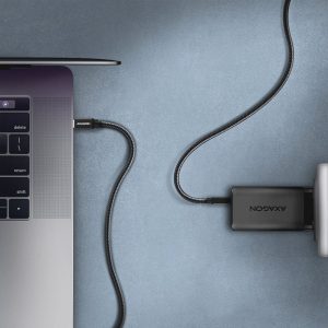 AXAGON BUCM-CM10AB USB-C to USB-C 2.0 Cable, 1.5m, PD 60W, 3A, Braided - Black