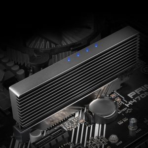 AXAGON PCEM2-XS PCI-E 3.0 16x - M.2 SSD NVMe, 80 mm SSD - low profile