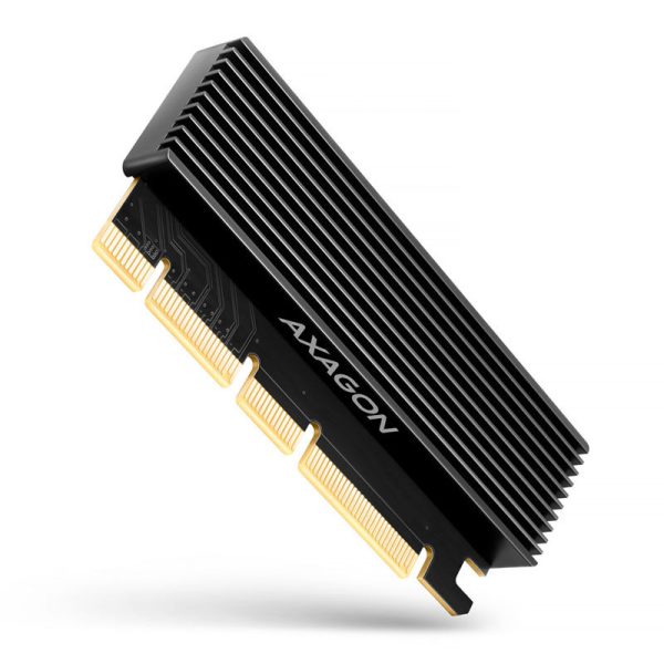 AXAGON PCEM2-XS PCI-E 3.0 16x – M.2 SSD NVMe, 80 mm SSD – low profile